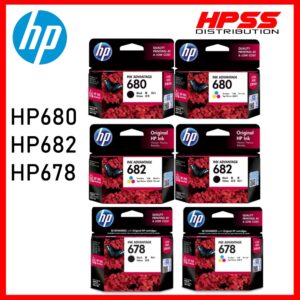 HP 680,682,678 Black & Colour Original Ink Advantage Cartridge