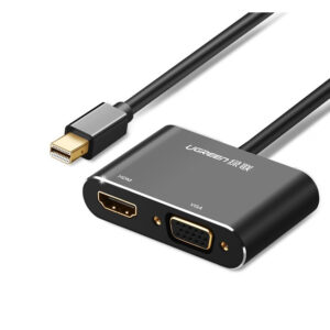 DISPLAY PORT DP MALE TO HDM HD FEMALE + VGA CONVERTER ADAPTER